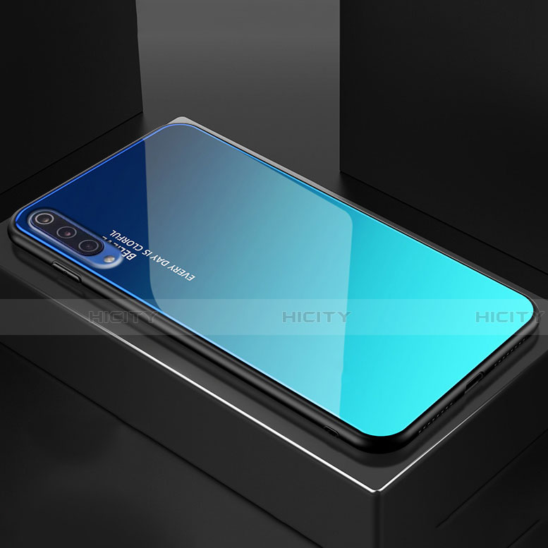 Xiaomi Mi 9 Pro用ハイブリットバンパーケース プラスチック 鏡面 虹 グラデーション 勾配色 カバー Xiaomi 