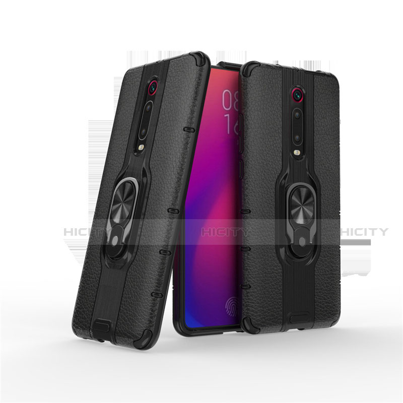 Xiaomi Mi 9T用ハイブリットバンパーケース プラスチック アンド指輪 マグネット式 R07 Xiaomi 