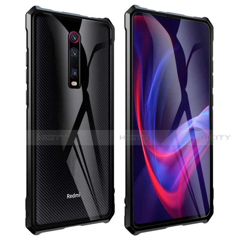 Xiaomi Mi 9T用ケース 高級感 手触り良い アルミメタル 製の金属製 360度 フルカバーバンパー 鏡面 カバー T01 Xiaomi 