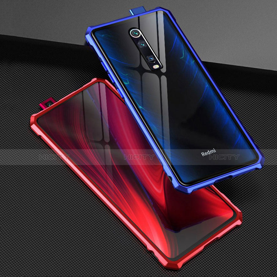 Xiaomi Mi 9T用ケース 高級感 手触り良い アルミメタル 製の金属製 360度 フルカバーバンパー 鏡面 カバー T01 Xiaomi 