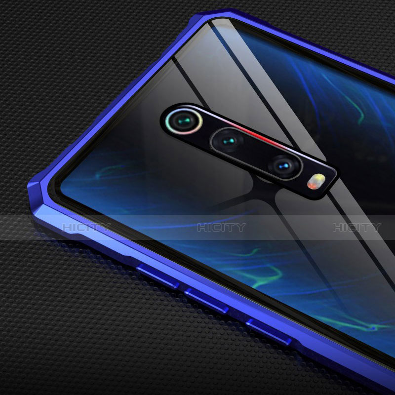 Xiaomi Mi 9T用ケース 高級感 手触り良い アルミメタル 製の金属製 360度 フルカバーバンパー 鏡面 カバー T01 Xiaomi 