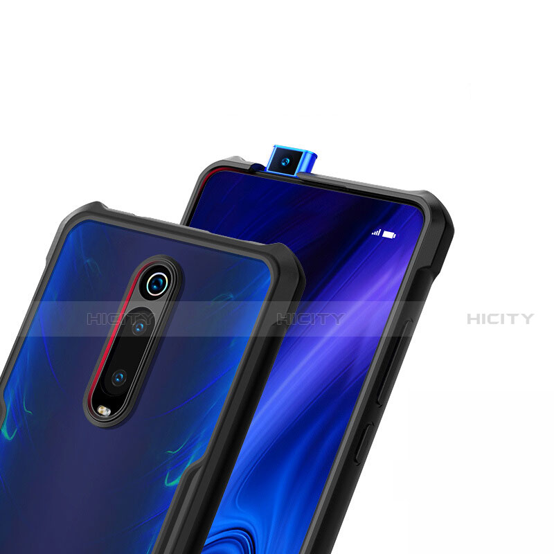 Xiaomi Mi 9T用360度 フルカバーハイブリットバンパーケース クリア透明 プラスチック 鏡面 アンド指輪 マグネット式 T01 Xiaomi 