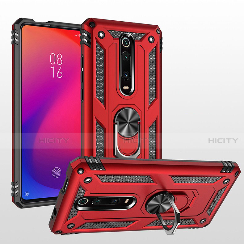 Xiaomi Mi 9T用ハイブリットバンパーケース プラスチック アンド指輪 マグネット式 R02 Xiaomi 