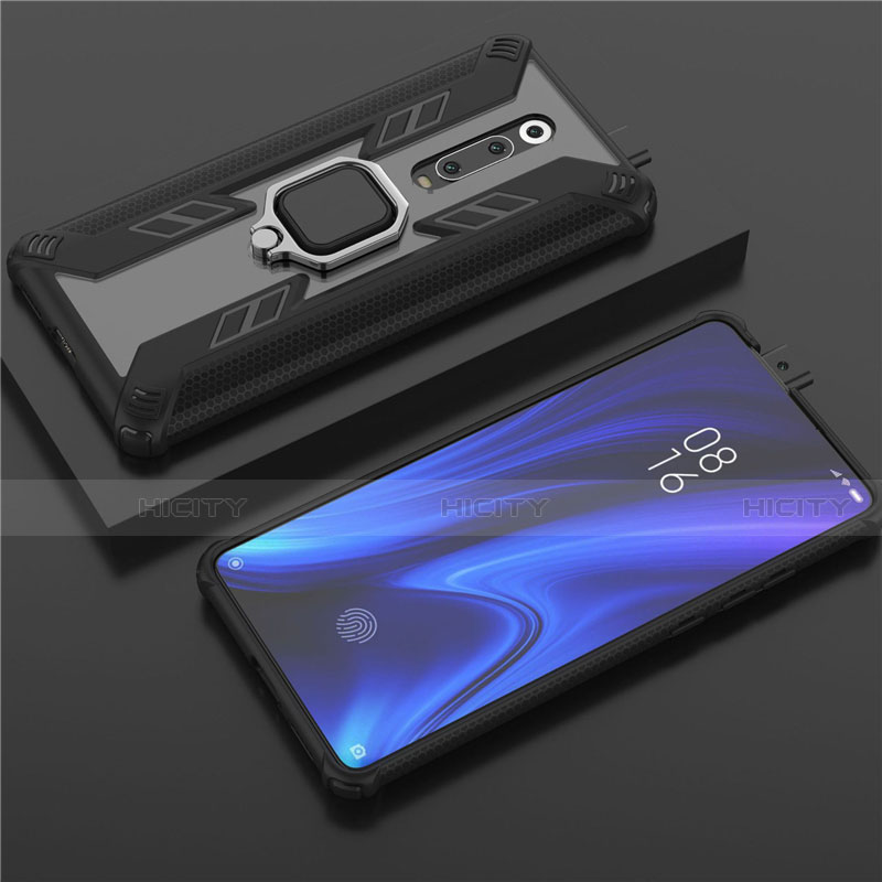 Xiaomi Mi 9T用ハイブリットバンパーケース プラスチック アンド指輪 マグネット式 R03 Xiaomi 