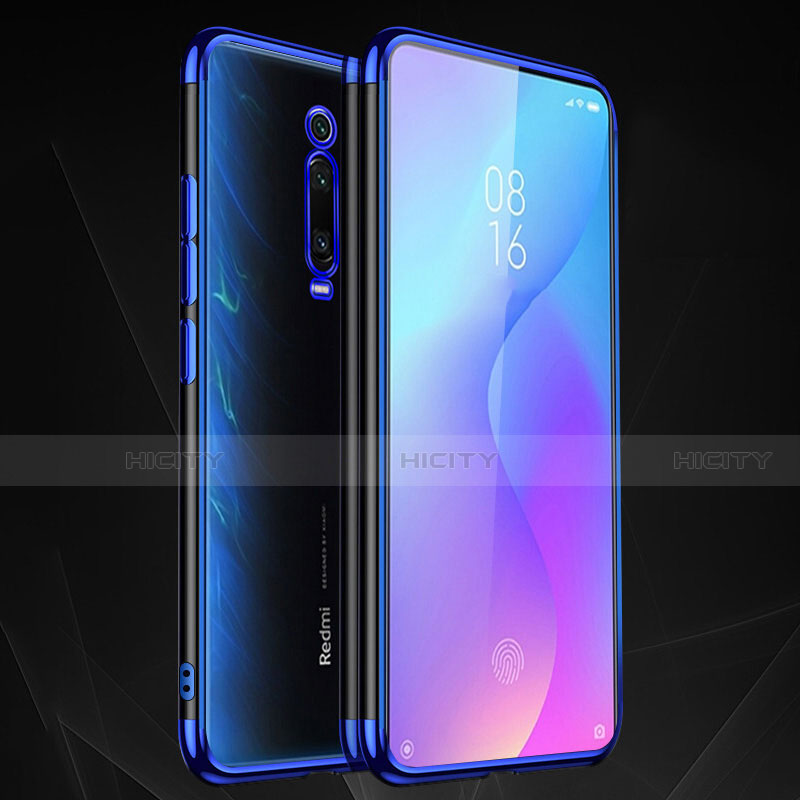 Xiaomi Mi 9T Pro用極薄ソフトケース シリコンケース 耐衝撃 全面保護 クリア透明 S01 Xiaomi ネイビー