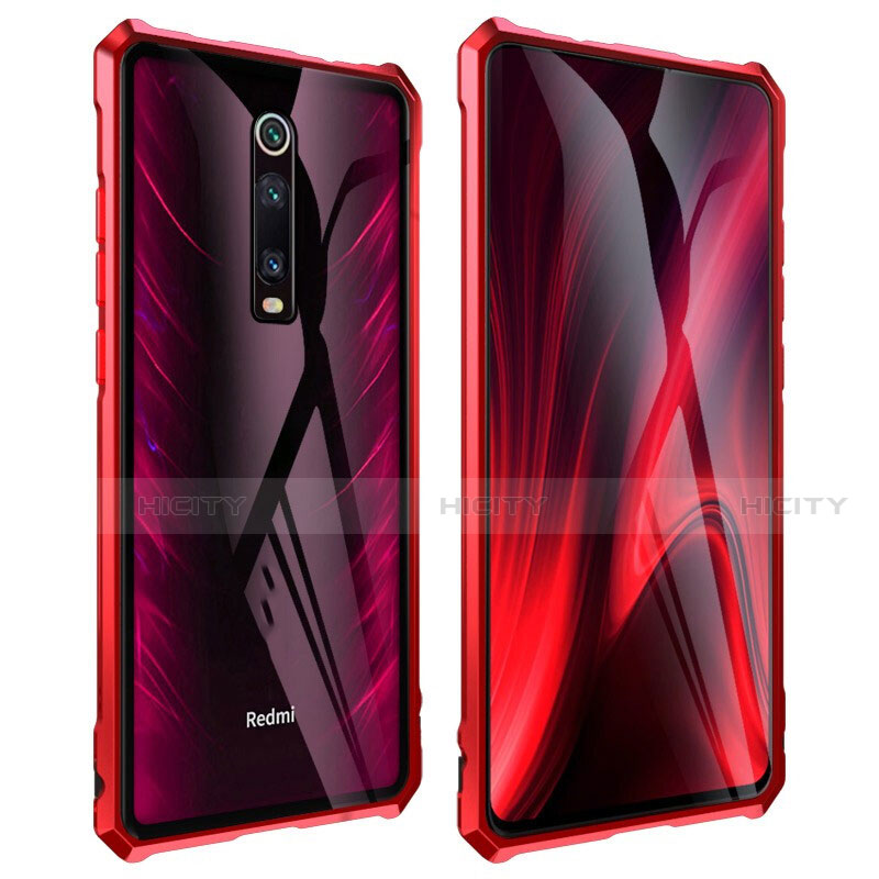 Xiaomi Mi 9T Pro用ケース 高級感 手触り良い アルミメタル 製の金属製 360度 フルカバーバンパー 鏡面 カバー T01 Xiaomi 