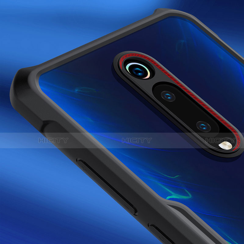 Xiaomi Mi 9T Pro用360度 フルカバーハイブリットバンパーケース クリア透明 プラスチック 鏡面 アンド指輪 マグネット式 T01 Xiaomi 