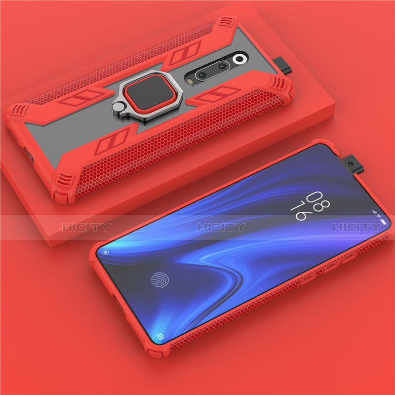 Xiaomi Mi 9T Pro用ハイブリットバンパーケース プラスチック アンド指輪 マグネット式 R03 Xiaomi 