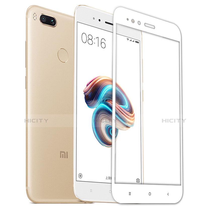 Xiaomi Mi A1用強化ガラス フル液晶保護フィルム F02 Xiaomi ホワイト