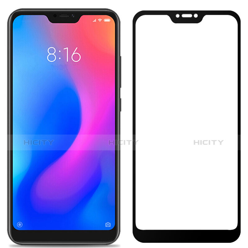 Xiaomi Mi A2 Lite用強化ガラス フル液晶保護フィルム F04 Xiaomi ブラック