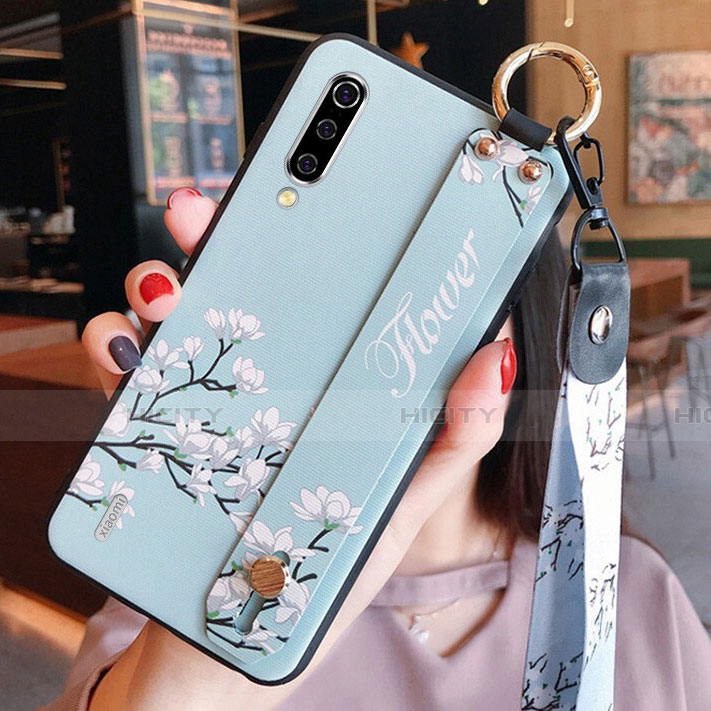 Xiaomi Mi A3用シリコンケース ソフトタッチラバー 花 カバー K01 Xiaomi 