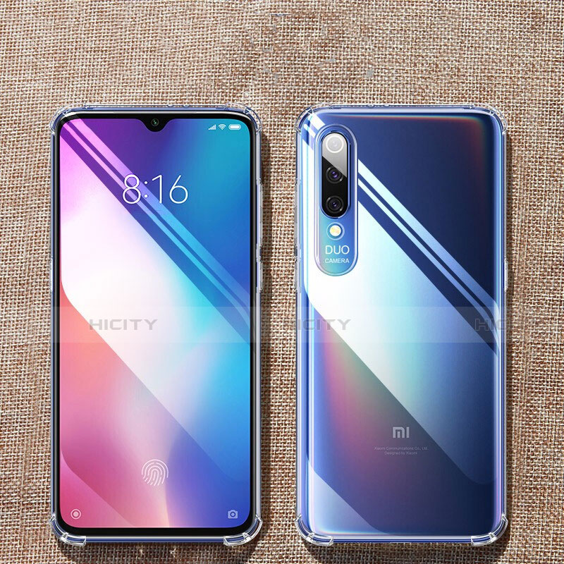 Xiaomi Mi A3 Lite用極薄ソフトケース シリコンケース 耐衝撃 全面保護 クリア透明 T06 Xiaomi クリア