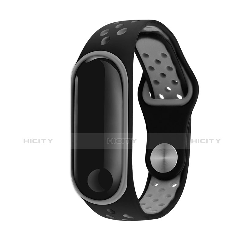 Xiaomi Mi Band 3用高級 バンド シリコーン Xiaomi グレー