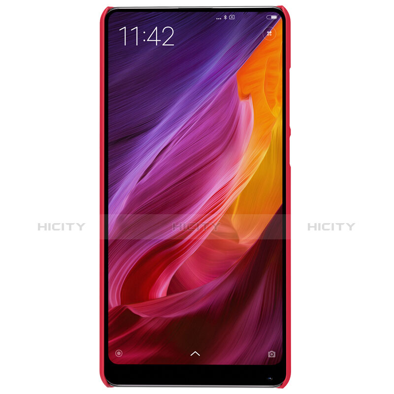 Xiaomi Mi Mix 2用ハードケース プラスチック メッシュ デザイン Xiaomi レッド