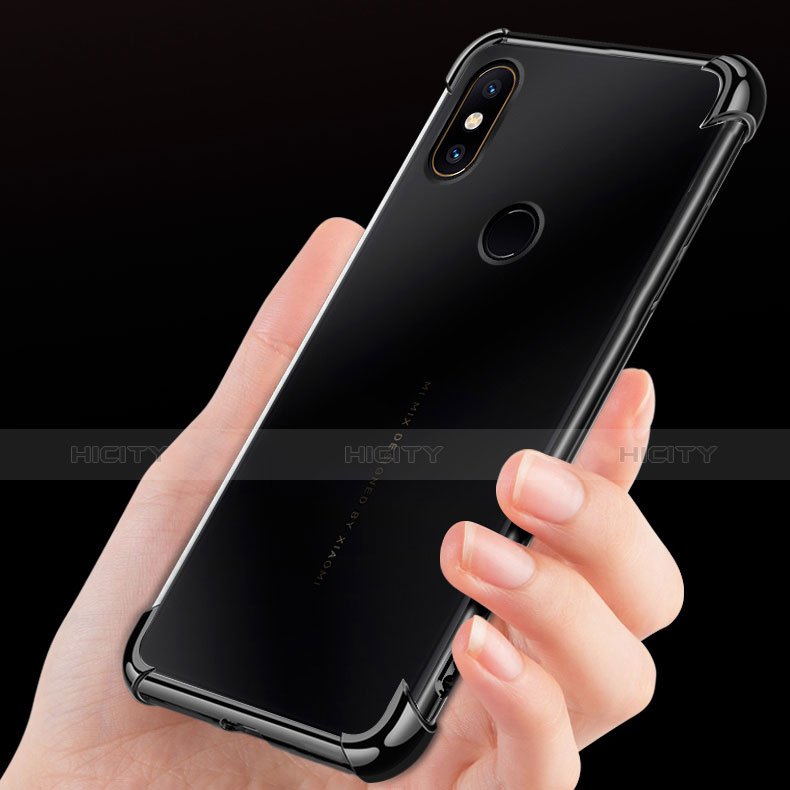 Xiaomi Mi Mix 2S用極薄ソフトケース シリコンケース 耐衝撃 全面保護 透明 H01 Xiaomi 