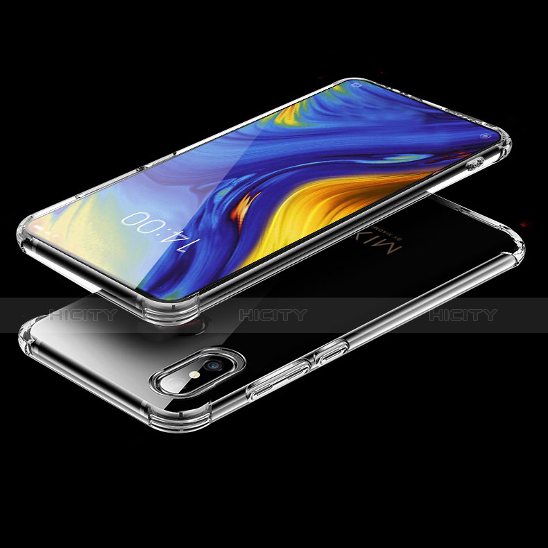 Xiaomi Mi Mix 3用極薄ソフトケース シリコンケース 耐衝撃 全面保護 クリア透明 カバー Xiaomi クリア