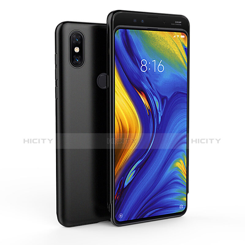 Xiaomi Mi Mix 3用極薄ソフトケース シリコンケース 耐衝撃 全面保護 R01 Xiaomi ブラック