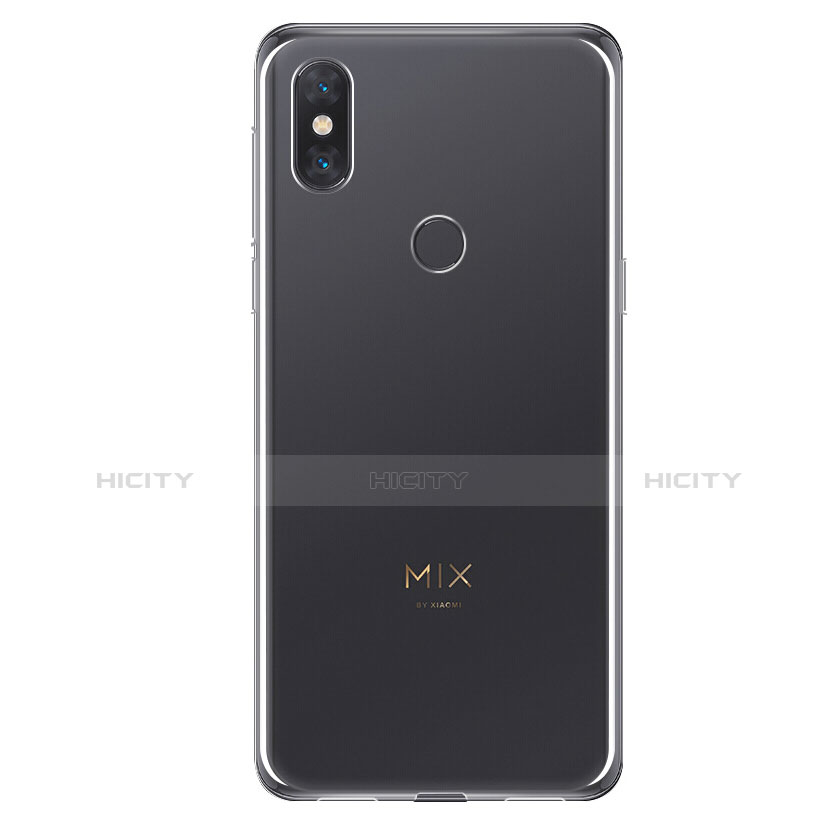 Xiaomi Mi Mix 3用極薄ソフトケース シリコンケース 耐衝撃 全面保護 クリア透明 T05 Xiaomi クリア