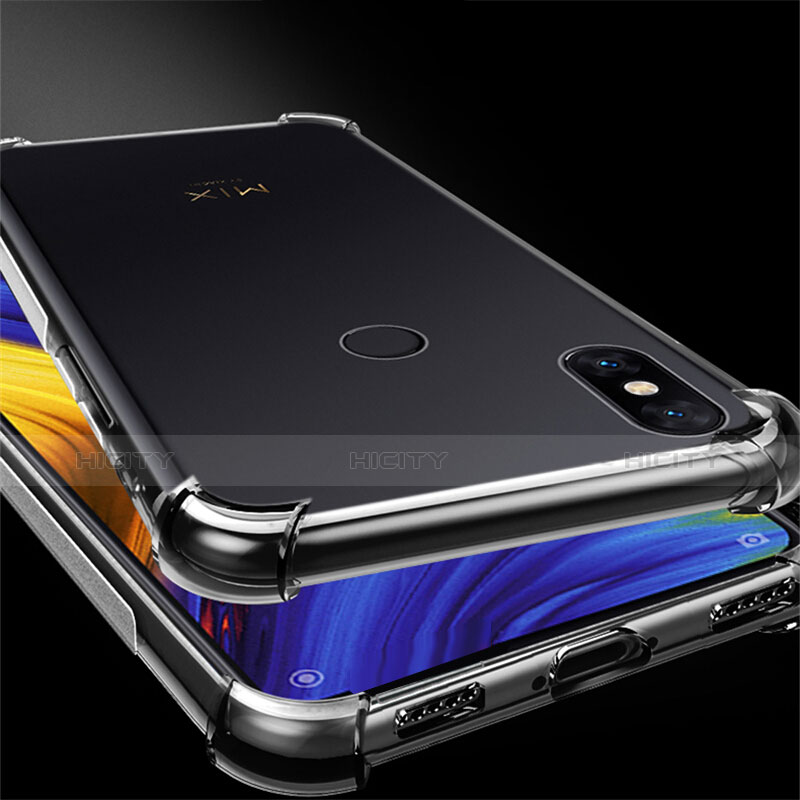 Xiaomi Mi Mix 3用極薄ソフトケース シリコンケース 耐衝撃 全面保護 クリア透明 T07 Xiaomi クリア