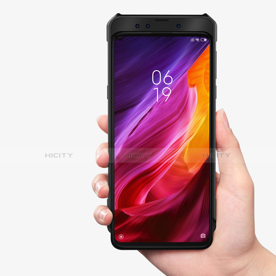 Xiaomi Mi Mix 3用ハイブリットバンパーケース クリア透明 プラスチック 鏡面 カバー Xiaomi 