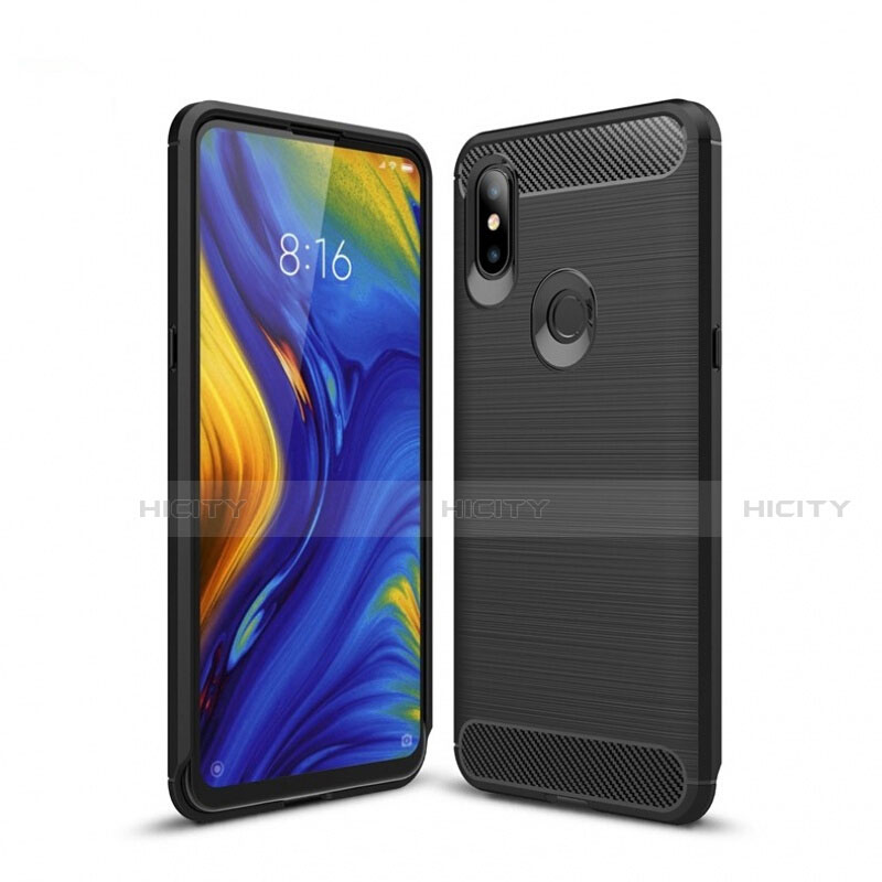 Xiaomi Mi Mix 3用シリコンケース ソフトタッチラバー ライン カバー Xiaomi 