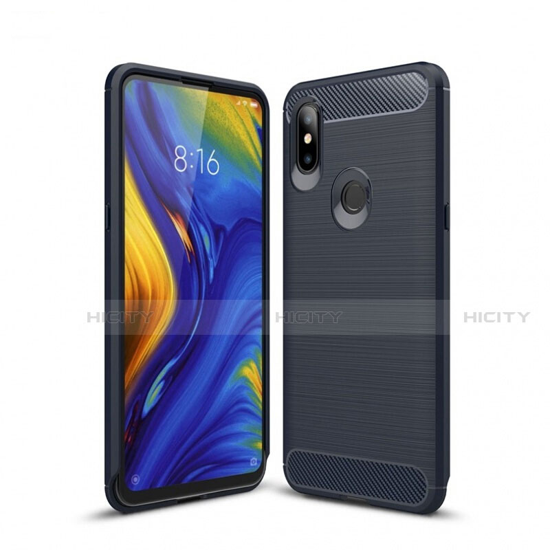 Xiaomi Mi Mix 3用シリコンケース ソフトタッチラバー ライン カバー Xiaomi 