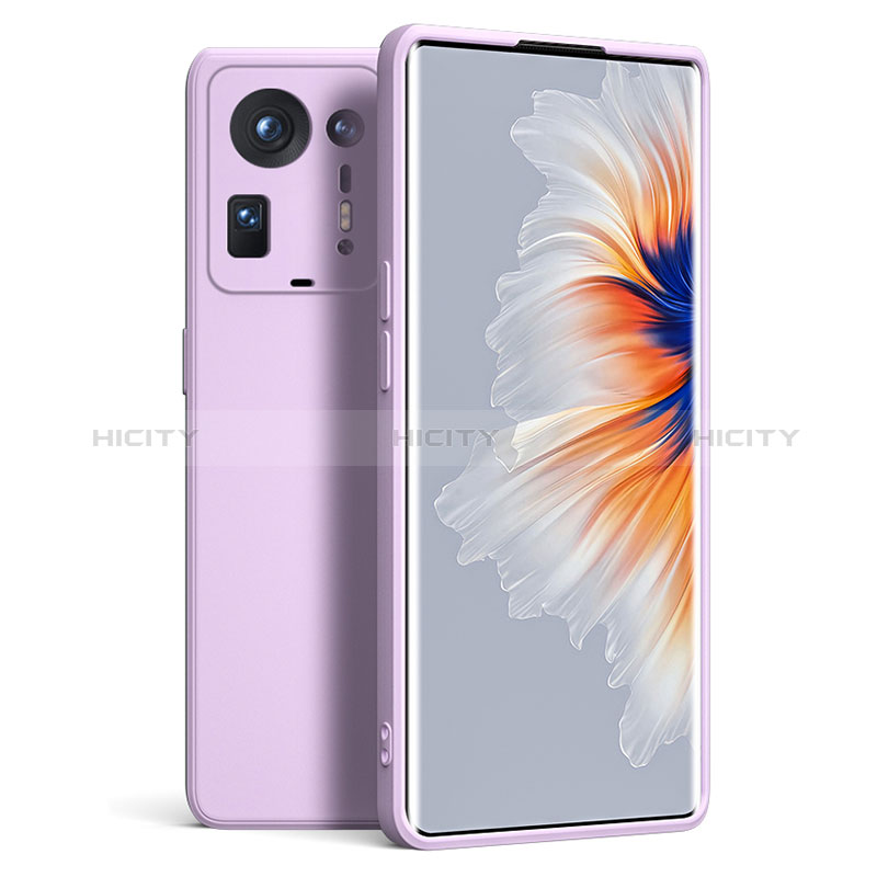 Xiaomi Mi Mix 4 5G用360度 フルカバー極薄ソフトケース シリコンケース 耐衝撃 全面保護 バンパー YK5 Xiaomi ラベンダー