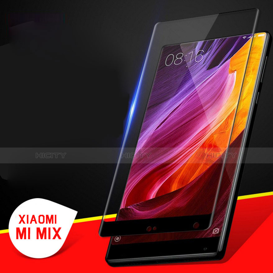 Xiaomi Mi Mix用強化ガラス フル液晶保護フィルム F02 Xiaomi ブラック