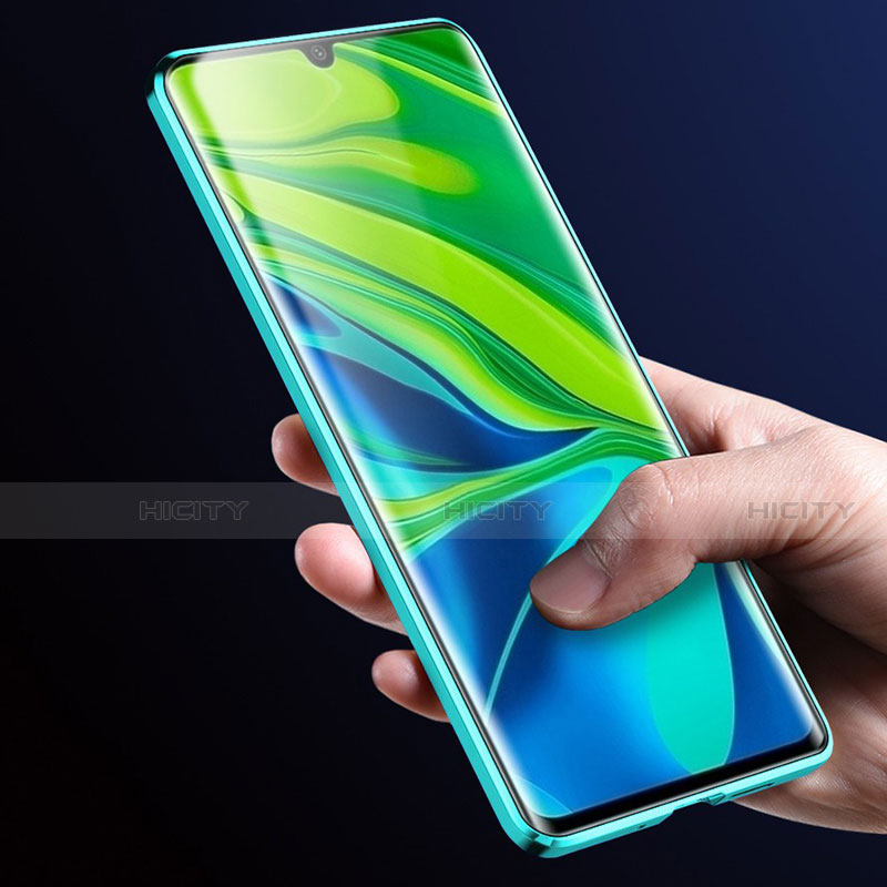 Xiaomi Mi Note 10用ケース 高級感 手触り良い アルミメタル 製の金属製 360度 フルカバーバンパー 鏡面 カバー T01 Xiaomi 