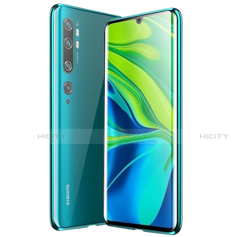 Xiaomi Mi Note 10 Pro用ケース 高級感 手触り良い アルミメタル 製の金属製 360度 フルカバーバンパー 鏡面 カバー T01 Xiaomi 