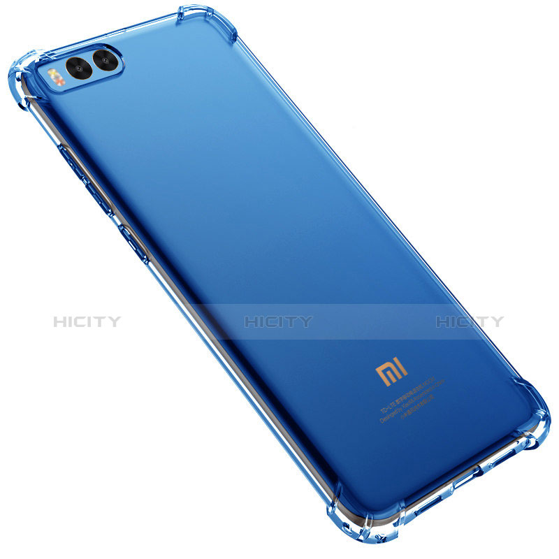 Xiaomi Mi Note 3用極薄ソフトケース シリコンケース 耐衝撃 全面保護 クリア透明 H02 Xiaomi ネイビー