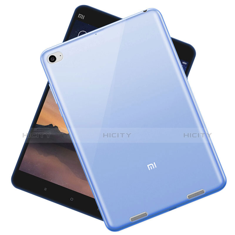 Xiaomi Mi Pad 2用極薄ソフトケース シリコンケース 耐衝撃 全面保護 クリア透明 Xiaomi ネイビー