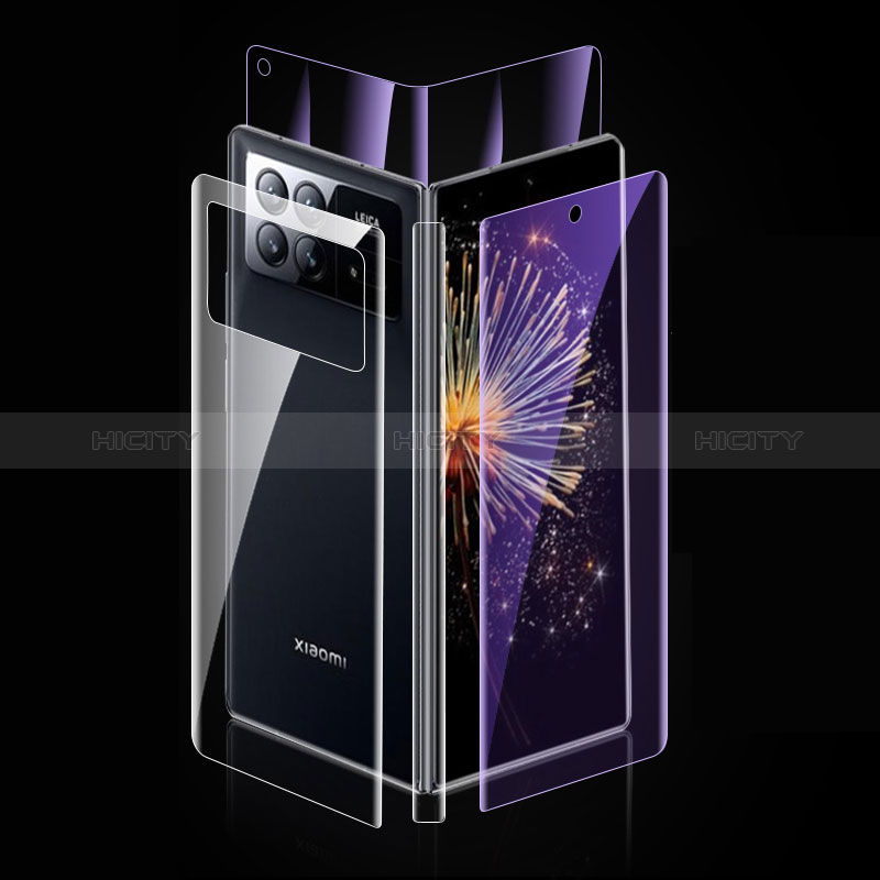 Xiaomi Mix Fold 3 5G用高光沢 液晶保護フィルム 背面保護フィルム同梱 F02 Xiaomi クリア