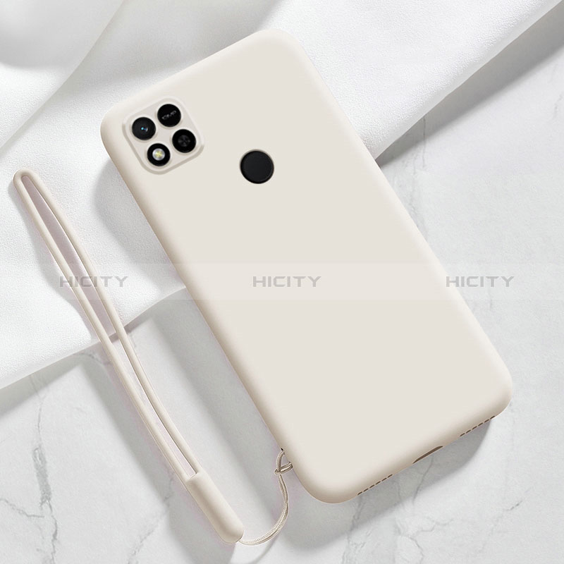 Xiaomi POCO C3用360度 フルカバー極薄ソフトケース シリコンケース 耐衝撃 全面保護 バンパー YK3 Xiaomi ホワイト