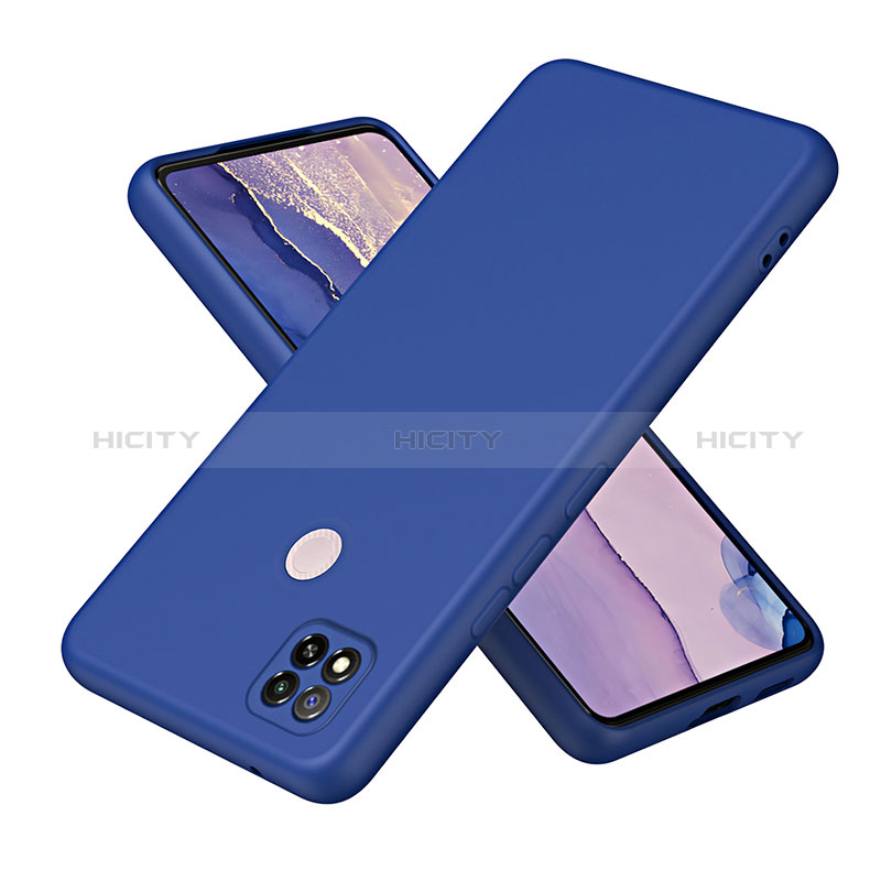 Xiaomi POCO C3用360度 フルカバー極薄ソフトケース シリコンケース 耐衝撃 全面保護 バンパー H01P Xiaomi ネイビー