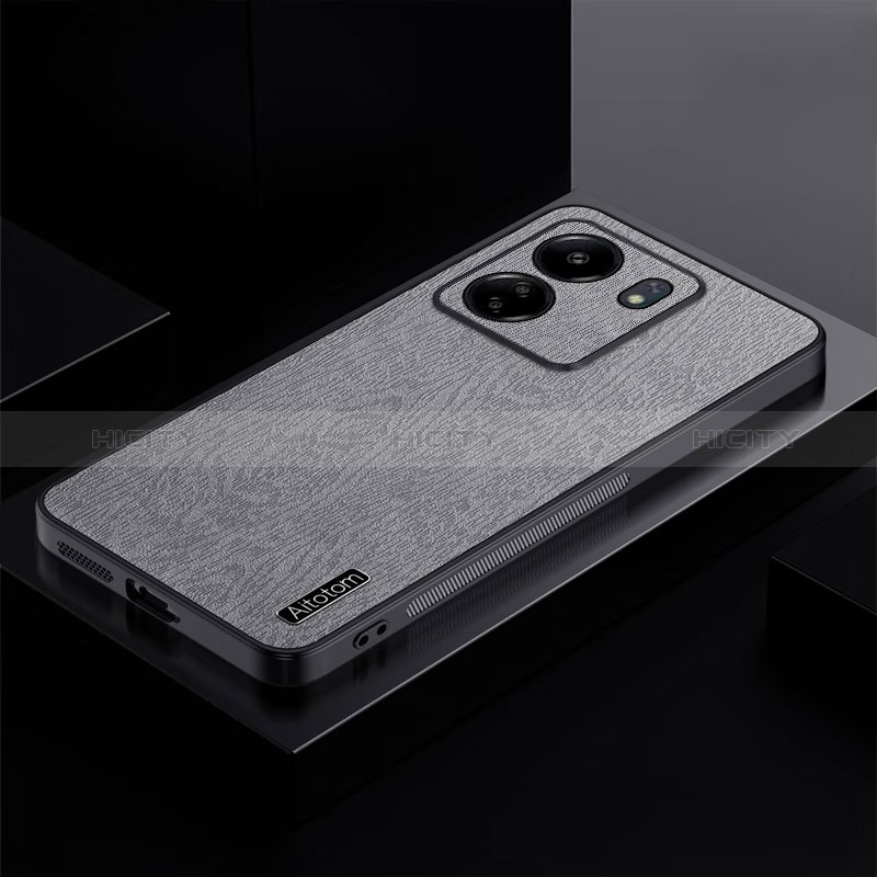 Xiaomi Poco C65用極薄ソフトケース シリコンケース 耐衝撃 全面保護 PB1 Xiaomi グレー