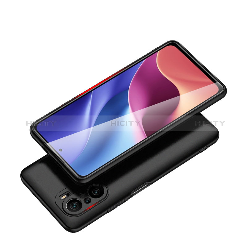 Xiaomi Poco F3 5G用極薄ソフトケース シリコンケース 耐衝撃 全面保護 S02 Xiaomi ブラック