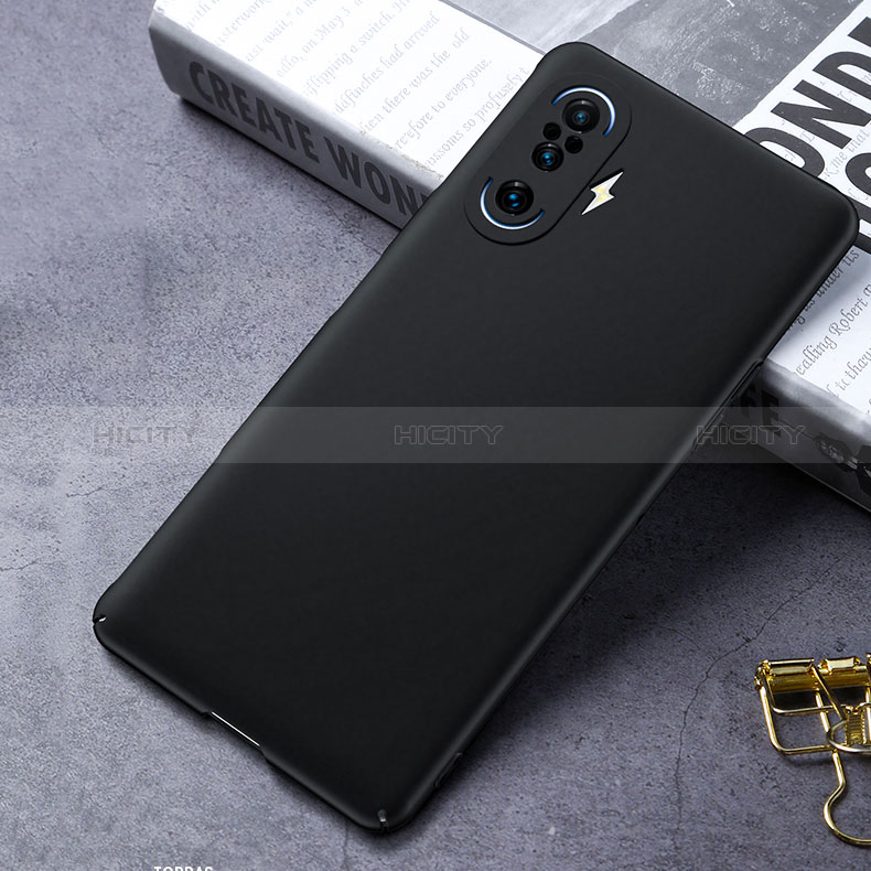 Xiaomi Poco F3 GT 5G用ハードケース プラスチック 質感もマット カバー P01 Xiaomi ブラック