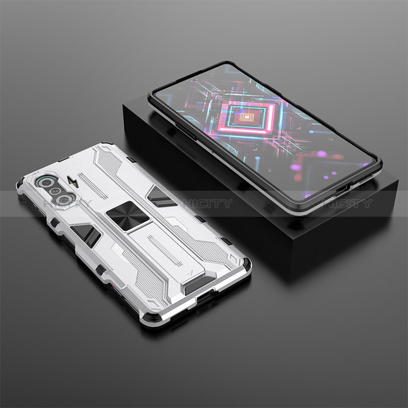 Xiaomi Poco F3 GT 5G用ハイブリットバンパーケース スタンド プラスチック 兼シリコーン カバー マグネット式 KC1 Xiaomi 
