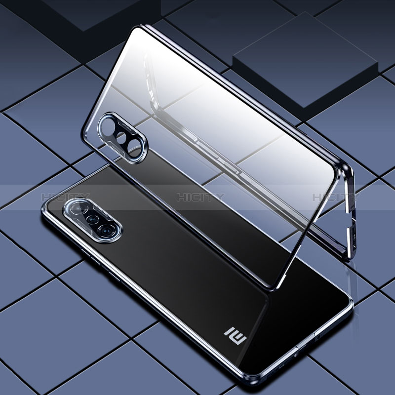 Xiaomi Poco F3 GT 5G用ケース 高級感 手触り良い アルミメタル 製の金属製 360度 フルカバーバンパー 鏡面 カバー P02 Xiaomi 