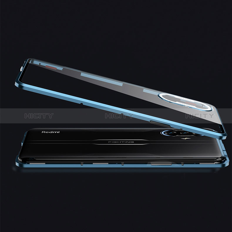 Xiaomi Poco F3 GT 5G用ケース 高級感 手触り良い アルミメタル 製の金属製 360度 フルカバーバンパー 鏡面 カバー Xiaomi 