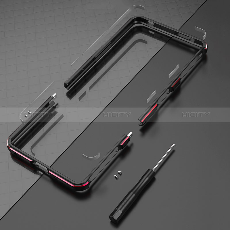 Xiaomi Poco F3 GT 5G用ケース 高級感 手触り良い アルミメタル 製の金属製 バンパー カバー S01 Xiaomi 