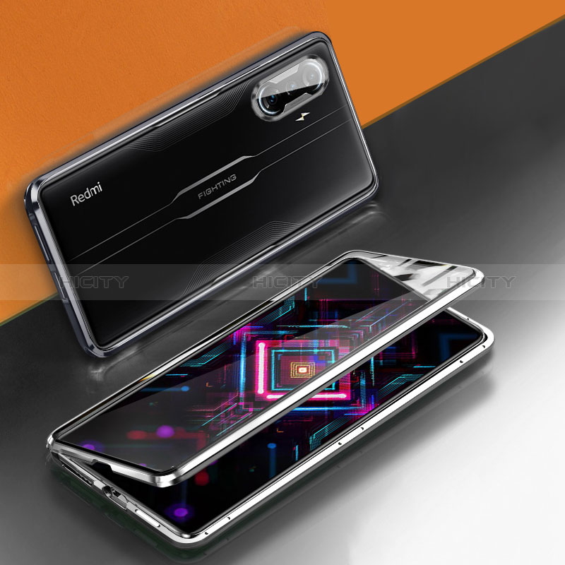 Xiaomi Poco F3 GT 5G用ケース 高級感 手触り良い アルミメタル 製の金属製 360度 フルカバーバンパー 鏡面 カバー P03 Xiaomi 