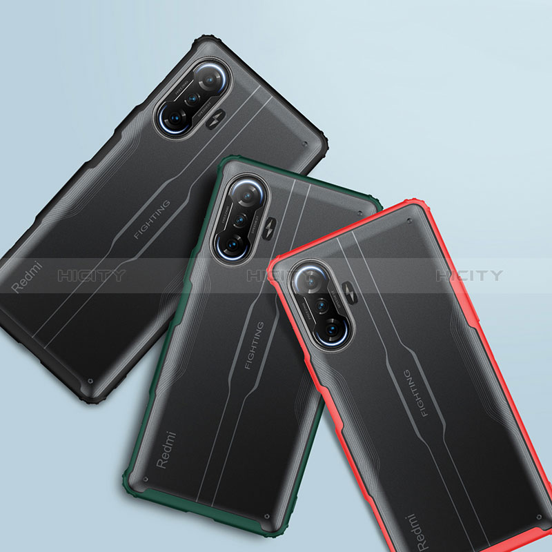 Xiaomi Poco F3 GT 5G用ハイブリットバンパーケース クリア透明 プラスチック カバー WL1 Xiaomi 