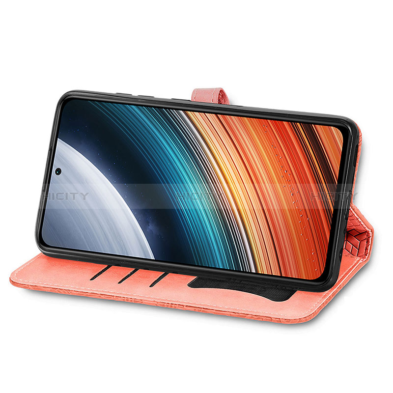 Xiaomi Poco F4 5G用手帳型 レザーケース スタンド パターン カバー S04D Xiaomi 