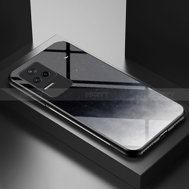 Xiaomi Poco F4 5G用ハイブリットバンパーケース プラスチック パターン 鏡面 カバー LS1 Xiaomi 