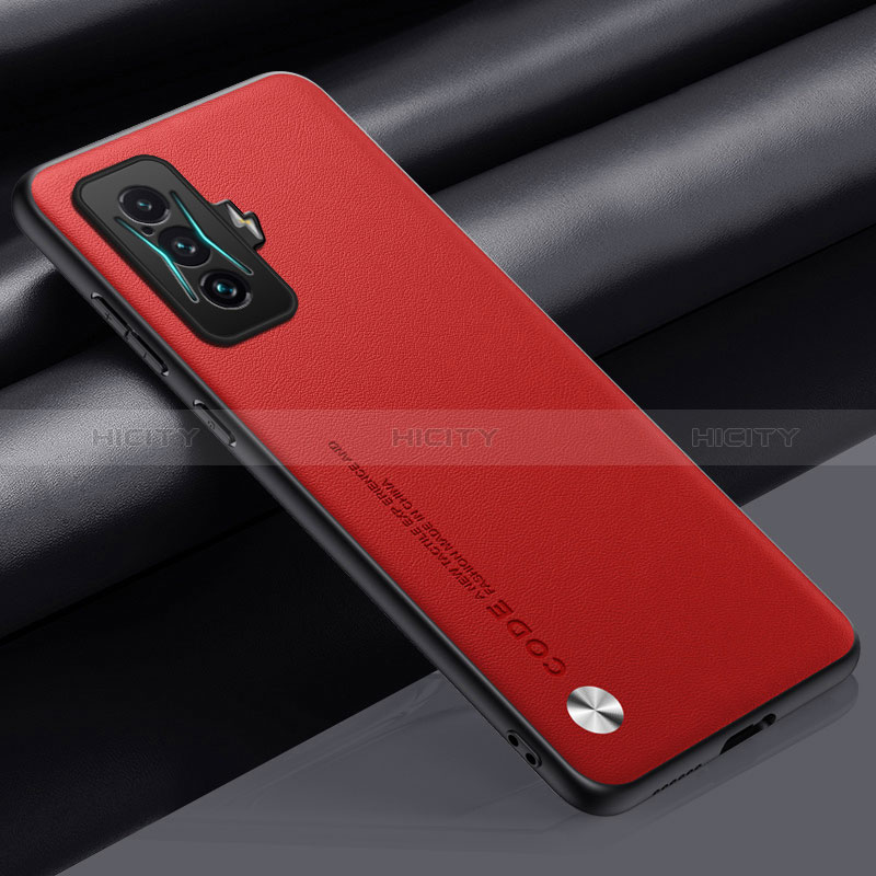 Xiaomi Poco F4 GT 5G用ケース 高級感 手触り良いレザー柄 S01 Xiaomi レッド