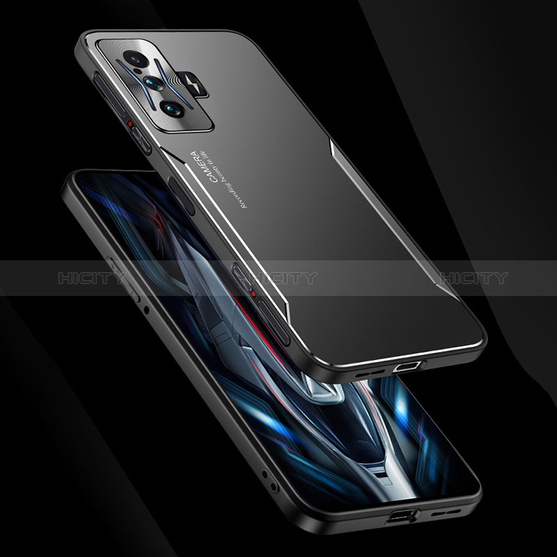 Xiaomi Poco F4 GT 5G用ケース 高級感 手触り良い アルミメタル 製の金属製 兼シリコン カバー JL2 Xiaomi 