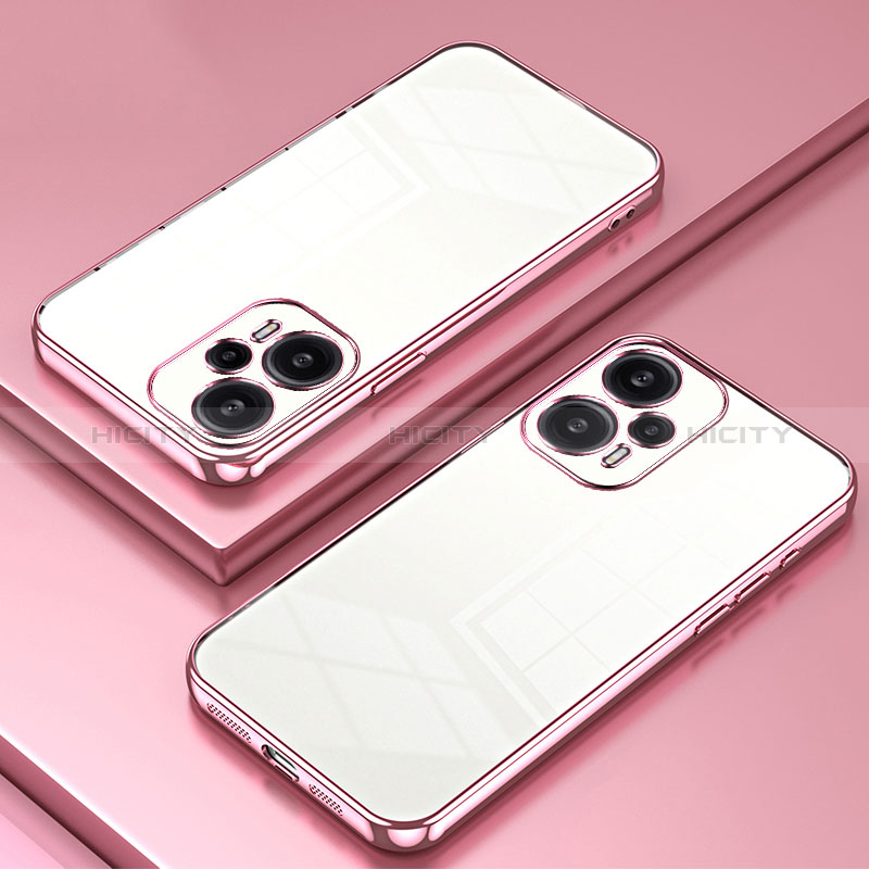 Xiaomi Poco F5 5G用極薄ソフトケース シリコンケース 耐衝撃 全面保護 クリア透明 SY1 Xiaomi 