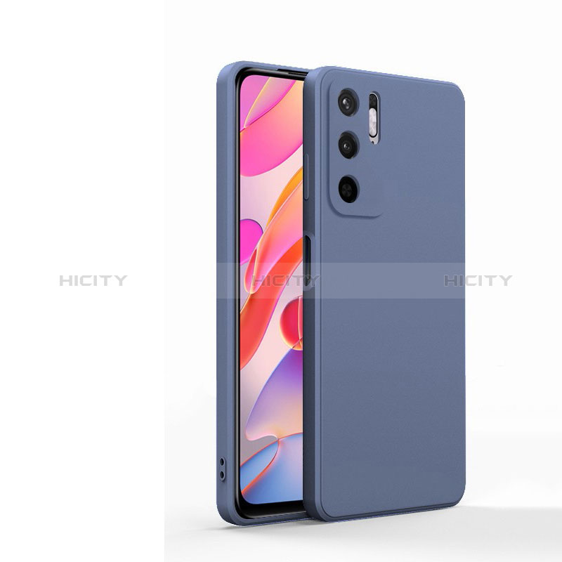 Xiaomi POCO M3 Pro 5G用360度 フルカバー極薄ソフトケース シリコンケース 耐衝撃 全面保護 バンパー YK1 Xiaomi ラベンダーグレー